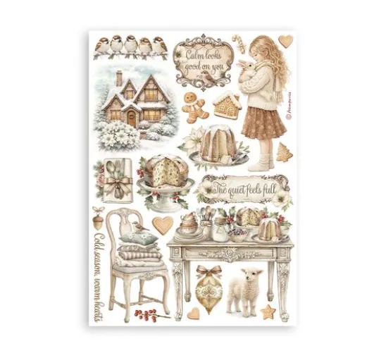 Stamperia Washi Pad "White Christmas"