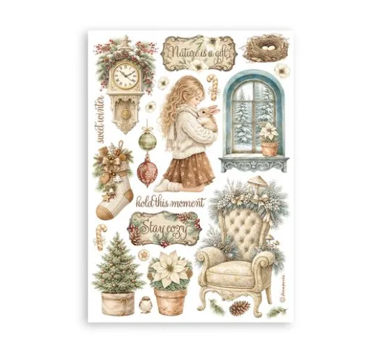 Stamperia Washi Pad "White Christmas"