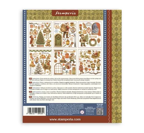Stamperia XL Rub On Sortiment "Silent Night"