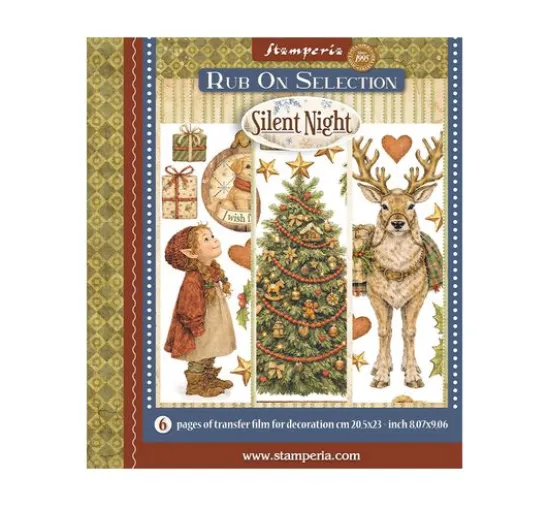 Stamperia XL Rub On Sortiment "Silent Night"