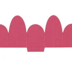 Stanzschablone-Faltblumen