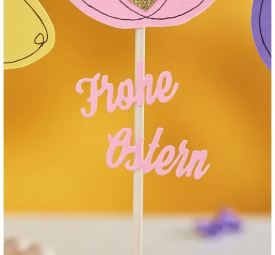 Stanzschablone "Frohe Ostern"