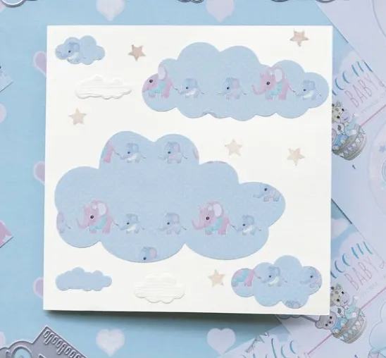 Stanzschablone "Wolken"