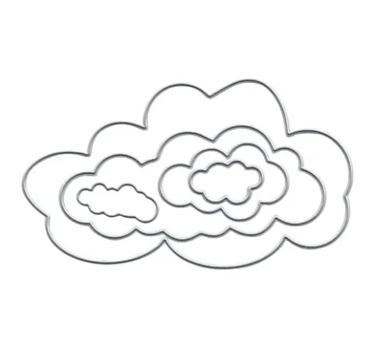 Stanzschablone "Wolken"