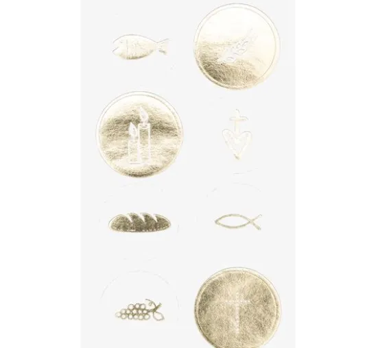 Sticker "Christliche Feste", mit Goldfolie
