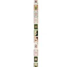 Stickerrolle "Briefmarken Weihnachtspost"