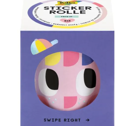 Stickerrolle "Face it"