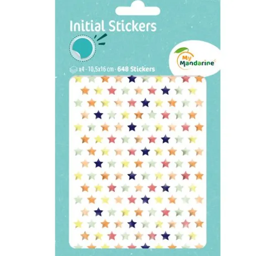 Sticker "Sterne", 648 Stück