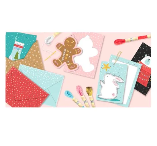 Stickkarten-Set "Weihnachten"