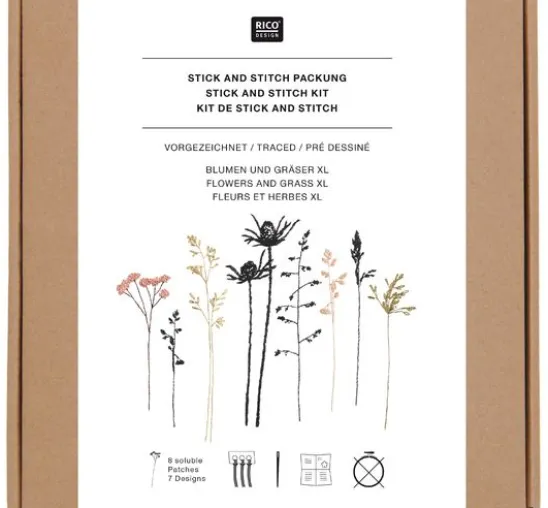 Stick & Stitch XL "Blumen und Gräser"