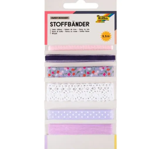 Stoffbänder-Mix "Sweet Bouquet"