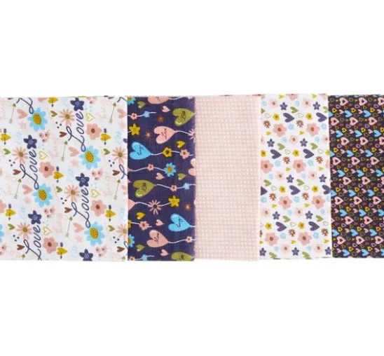 Stoffpaket Patchy "Hearts and Flowers"