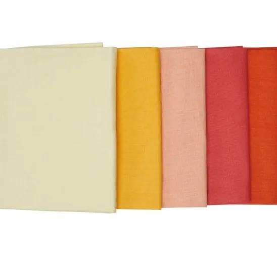 Stoffpaket Patchy Uni "Gelb-Orange"