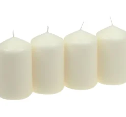 Stumpenkerzen, 4er-Pack