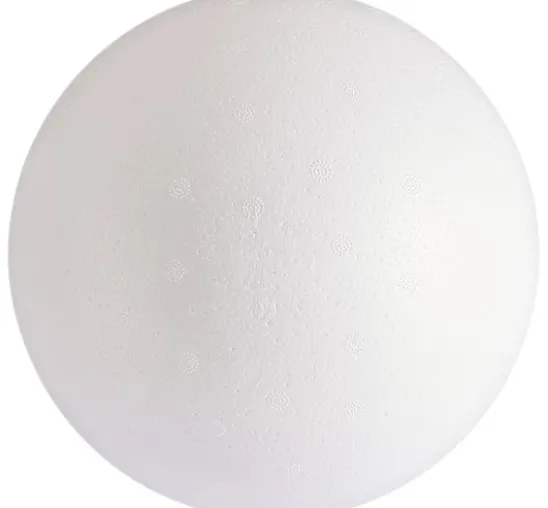 Styroporkugel, Ø 20 cm, 2-teilig