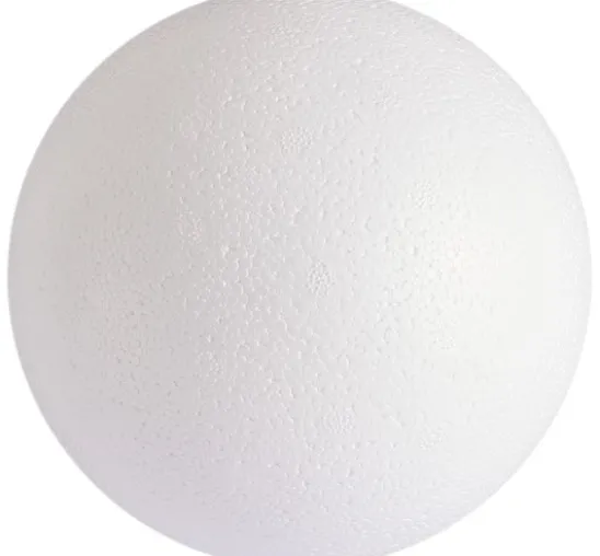 Styroporkugel, Ø 15 cm, 2-teilig