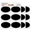 Tafelfolien-Sticker "Oval - gewellt"