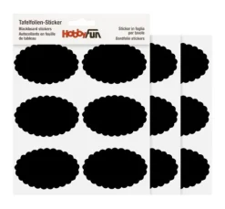 Tafelfolien-Sticker "Oval - gewellt"