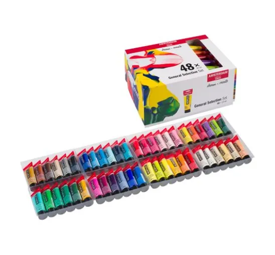 Talens AMSTERDAM Acrylfarben-Set "General Selection 48"
