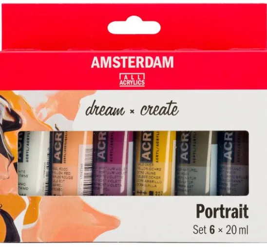 Talens AMSTERDAM Acrylfarben-Set "Portrait"