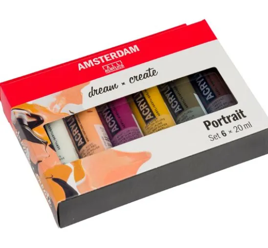 Talens AMSTERDAM Acrylfarben-Set "Portrait"