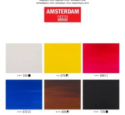 Talens AMSTERDAM Acrylfarben-Set "Primär"