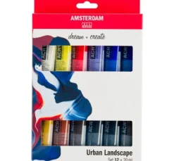 Talens AMSTERDAM Acrylfarben-Set "Stadtlandschaft"