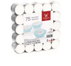 Teelichtkerzen, 75er Flatpackung