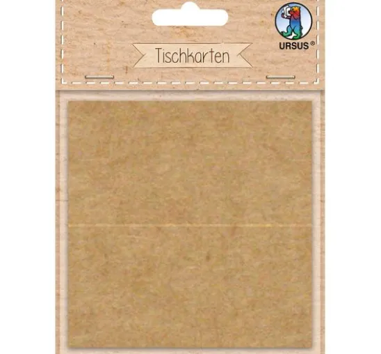 Tischkarten "Kraftkarton"
