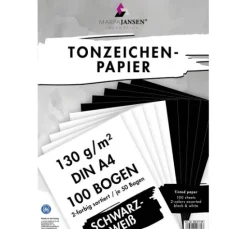 Tonpapier-Sortierung "Schwarz-Weiß"