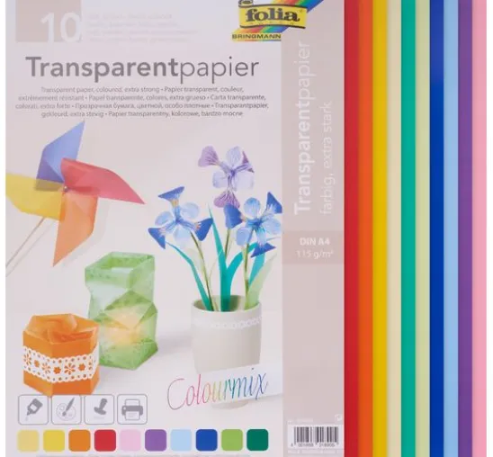 Transparentpapier, 10 Blatt