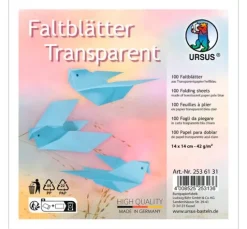 Transparentpapier-Faltblätter