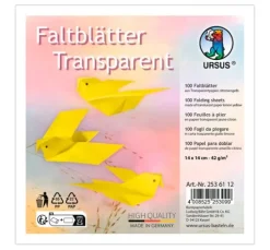 Transparentpapier-Faltblätter