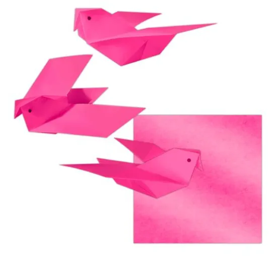 Transparentpapier-Faltblätter