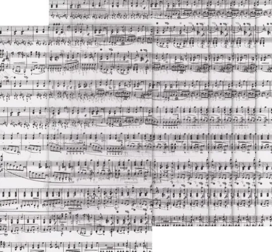 Transparentpapier "Noten"