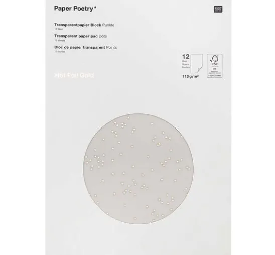 Transparentpapier "Punkte"