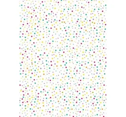 Transparentpapier "Regenbogen Punkte"