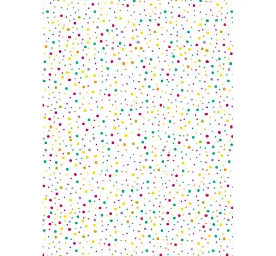 Transparentpapier "Regenbogen Punkte"