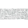 Transparentpapier "Silver Style Words"