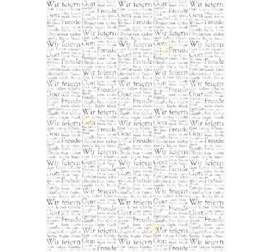 Transparentpapier "Silver Style Words"