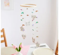 VBS Anhänger "Blumen, Herzen und Schmetterlinge"