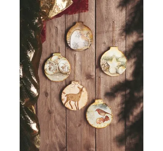 VBS Anhänger "Weihnachtskugeln", flach