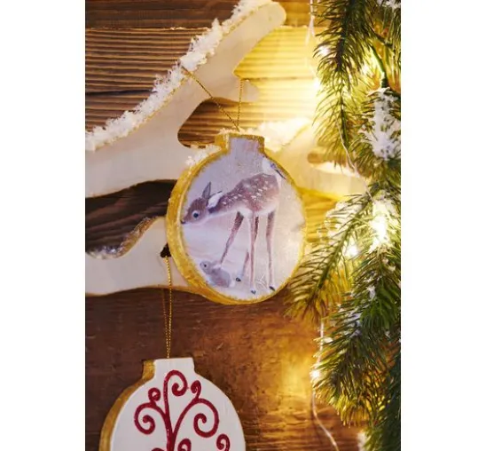 VBS Anhänger "Weihnachtskugeln", flach