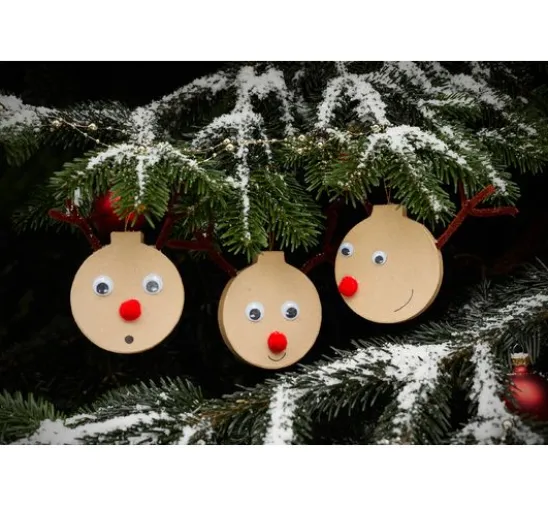 VBS Anhänger "Weihnachtskugeln", flach