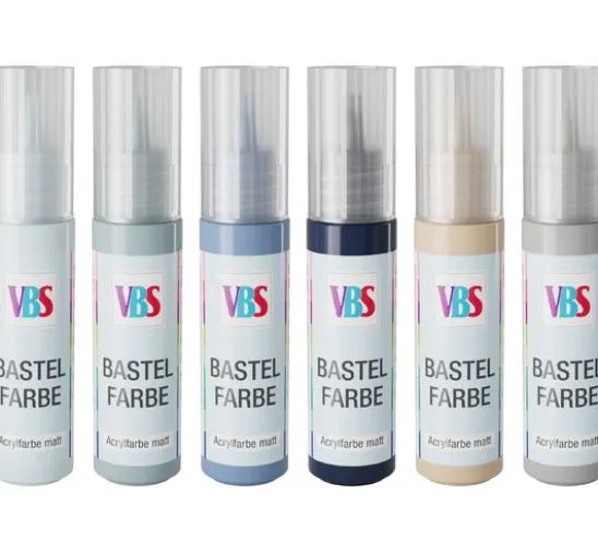 VBS Bastelfarben-Set "Blue Nature"