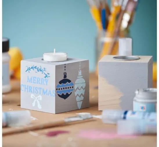 VBS Bastelfarben-Set "Blue Nature"