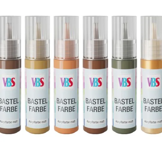 VBS Bastelfarben-Set "Whispering Woods", 6 x 20 ml