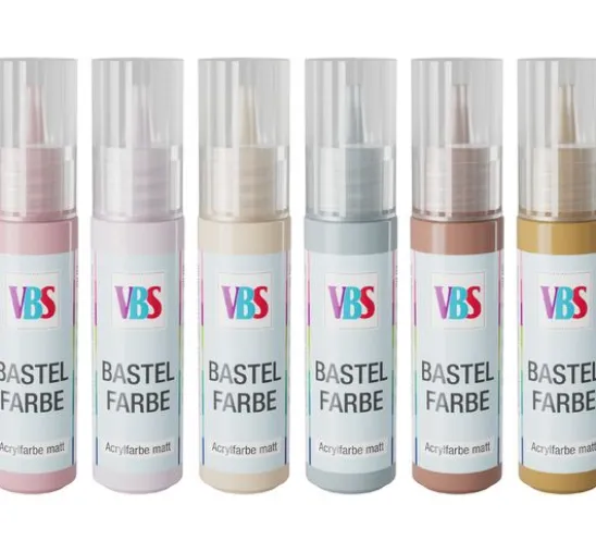 VBS Bastelfarben-Set "Winter Romance", 6 x 20 ml