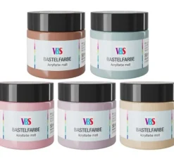 VBS Bastelfarben Set "Winter Romance", 5 x 50 ml