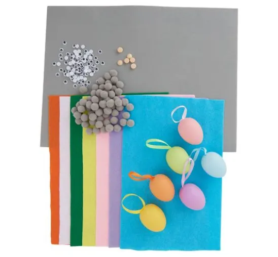 VBS Bastelset "Bunte Hasen"